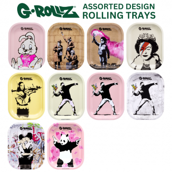 G-ROLLZ | Banksy's Mix Small Trays 14 x18 cm - 10ct Pack [BG3300-PK]