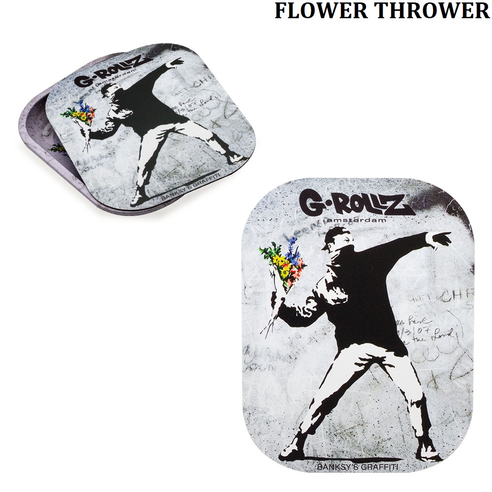 G-ROLLZ | Banksy s Graffiti Magnet Cover for Small Tray 7 x 5.5in - [BG3320]