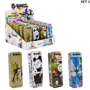 G-ROLLZ | Banksy's Graffiti Small Storage 24ct Display Set - 4.7x1.6x1in [BG3350]