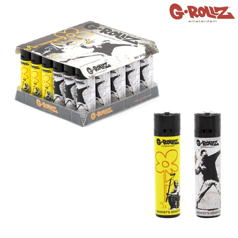 G-Rollz | Banksy's Graffiti Lighters - Design 7 - 30ct Display [BG3450]