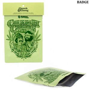 G-ROLLZ | Cheech & Chong 3.9 x 4.9in Smell Proof Bags - 25 Bags/8pcs in Display - [CC4040]