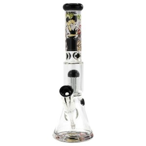 G-Rollz | 14" Banksy's - 8 Arm Percolator Beaker Yellow [BG20101]