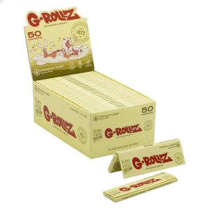 G-ROLLZ | Organic Hemp Extra Thin - 50 '1¼' Papers (50 Booklets Display) - [GR303A]