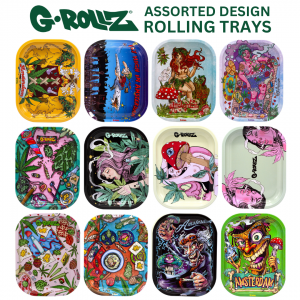 G-ROLLZ | Assorted Small Tray 18 x 14cm - 12ct Pack [GR3300-PK] 