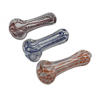 2.5" Heavy Twisted Rod Peanut  Hand Pipes (Pack of 2) [GWRKD84] 