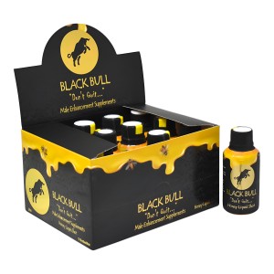 Black Bull Male Sexual Enhancement Shots - 12ct Display