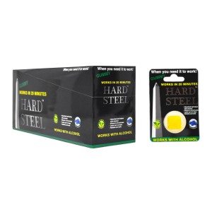 Hard Steel Adult Enhancement Vegan Gummies - 24ct Display