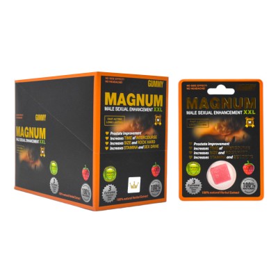 Magnum XXL Male Sexual Enhancenment Gummies - 24ct Display