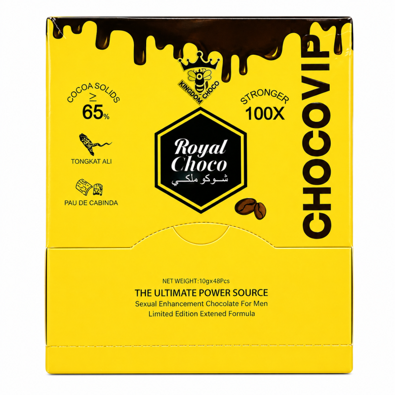 Royal Choco VIP Enhancement Chocolate for Men – 48ct Display
