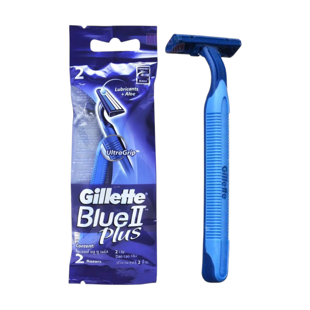 Gillette Blue II Plus disposable razors pack of 2