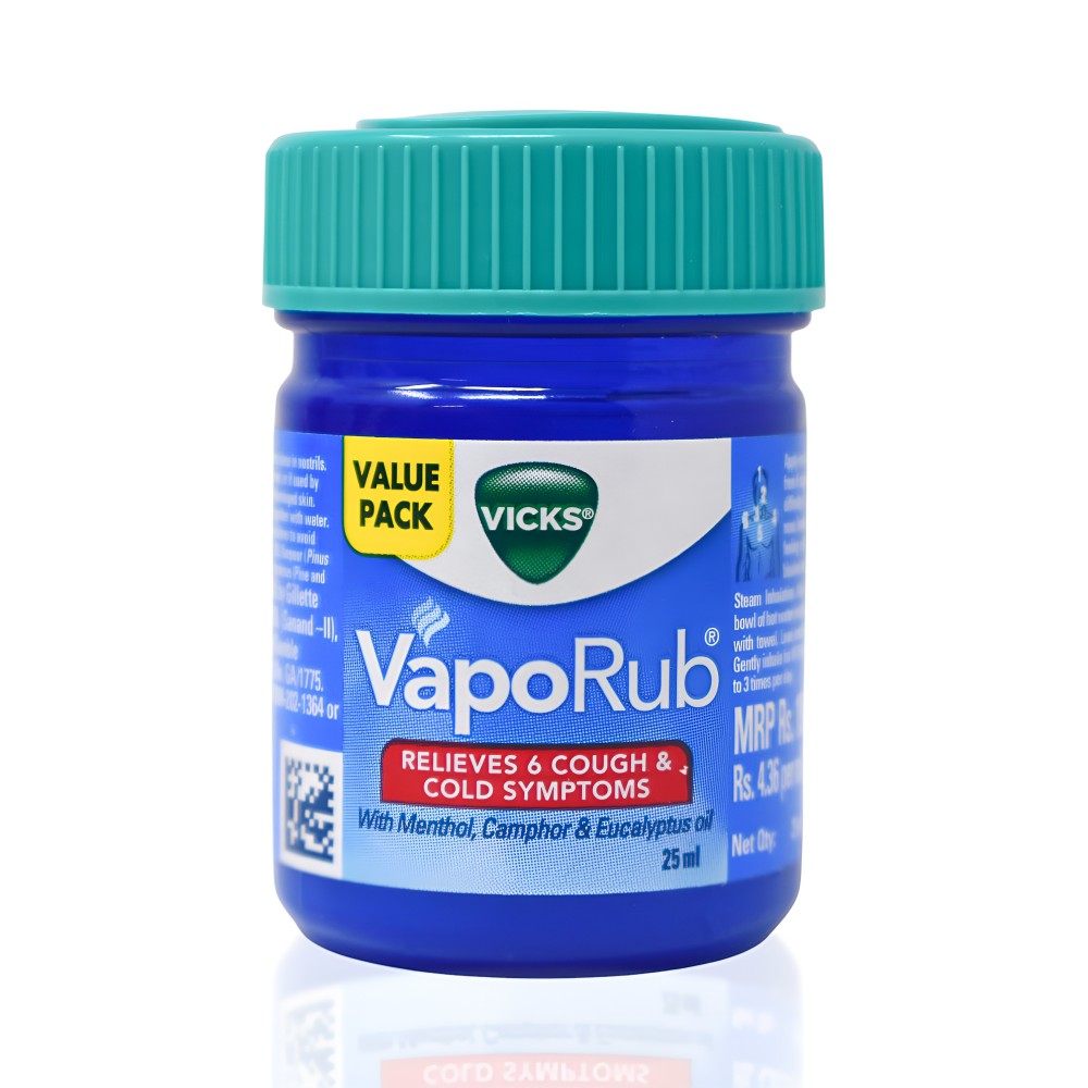 Vicks VapoRub 25ml - Trusted Relief for Coughs and Colds