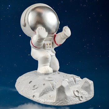Tiny Cosmonaut Mission-Ready Phone Stand - Your Phone's Stylish Ally - D [WSG046 - D]