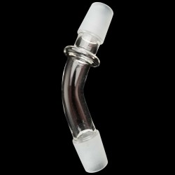 Long Glass Adapter - 18MM Male - 18MM Male [D250] 