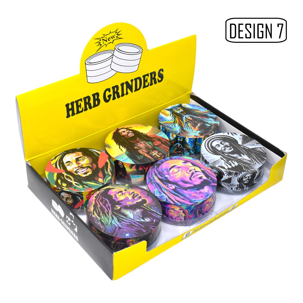 100mm 4 Part Grinders 6Ct Display [100MM6CT]