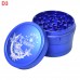 62mm Assorted Color Premium 420-Themed Herb Grinders 62mm Assorted Color Premium 420-Themed Herb Grinders - High-Quality 4-Piece Grinders