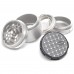 Bake Sale Donut Pattern - 2.5" 5 Piece 63mm Aircraft Aluminum Grinder [BSDP63MG]