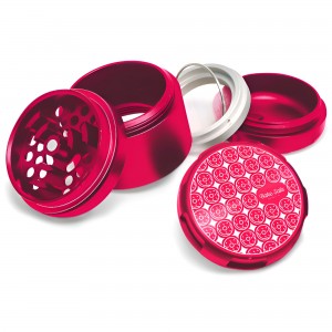 Bake Sale Donut Pattern - 2.5" 5 Piece 63mm Aircraft Aluminum Grinder [BSDP63MG]