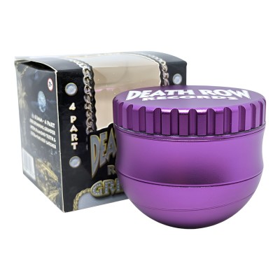 Death Row Records - 2.4" 4 Part Round Bottom Grinder - Assorted
