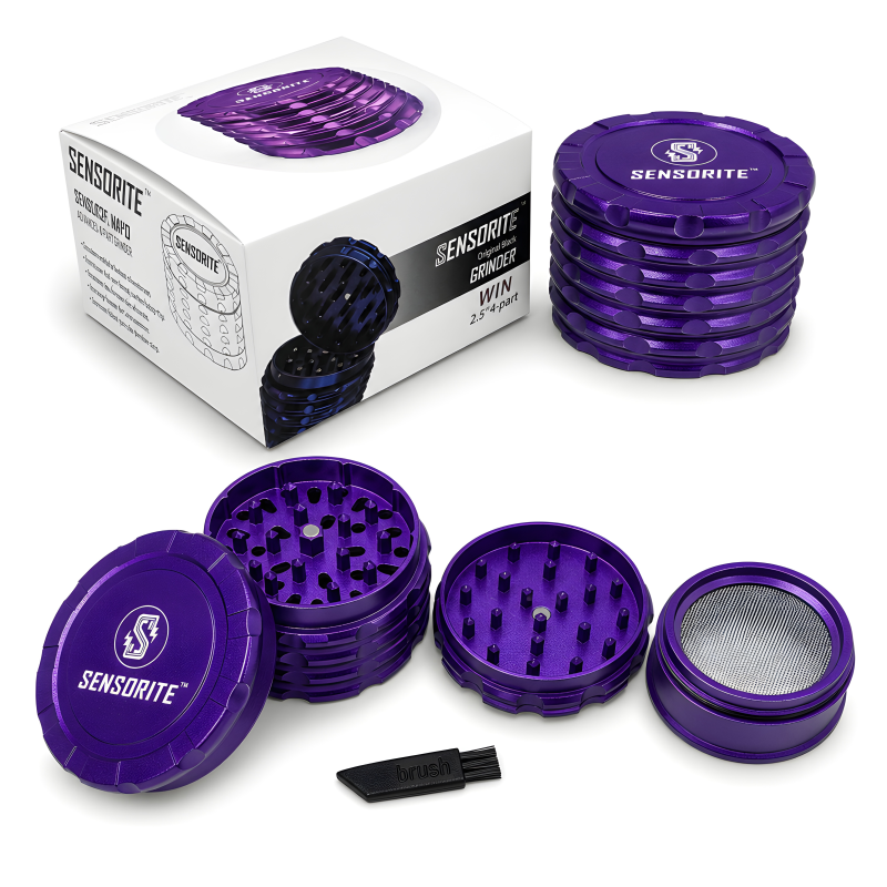 Sensorite 62mm 4-Part Pointy Tooth WIN Herb Grinder