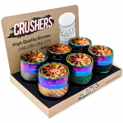 63mm Crushers Lavish Rainbow Shade Grinder 6ct Display [GR213]