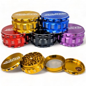 100mm Crushers 3 Part Grinder 5Ct Display - [GR260]