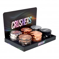 Crushers 63mm 4-Piece GothicGleam Herb Grinder 6ct Display
