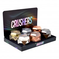 Crushers 58mm 4-Piece HexaCrush Herb Grinder 6ct Display
