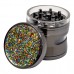 Crushers 63mm 4-Piece Sparkle & Grind W/ 2.10" Herb Grinder 6ct Display