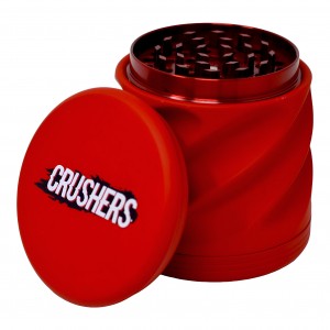 Crushers 75mm 4-Piece Twist Your Herbs Right Grinder 6ct Display