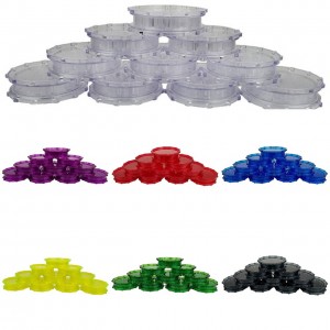 70MM 2 Part Plastic Grinder Color (Pack of 10) [GRP122] 