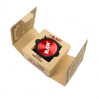 RAW - 4 Piece Life Grinder Clear View - Red
