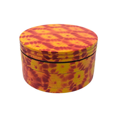 80mm Tie Dye Art Assorted Colors 4 Parts Grinder - [JIG012]