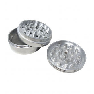 80mm 4 Part Silver Grinder - [JIG015]