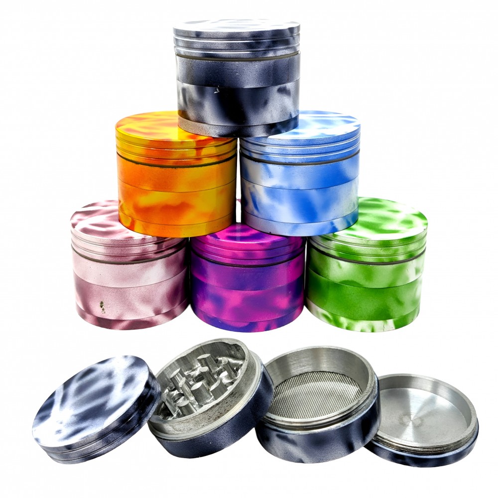 42mm 4 Parts Lava Design Grinder - [JIG053]