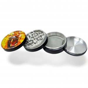 62mm 4 Parts Assorted Color Hauntographs Grinders - 6 Pack [JIG054]