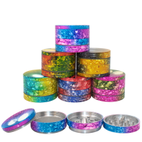 50mm Artistic Eye 4-Piece Herb Grinder – 6ct Display