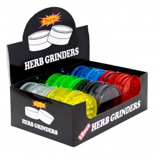 Plastic Herb Grinders - 12CT Display