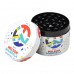 50mm Peace & Floral Design 4-Parts Metal Grinder - 12Ct Display - Stylish Metal Grinder with Floral Design
