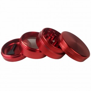 NO LOGO - 50mm 4 Part Alum Grinder - [SAG017-50mm]
