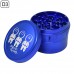 62mm Assorted Game Edition 4-Parts Herb Grinder
