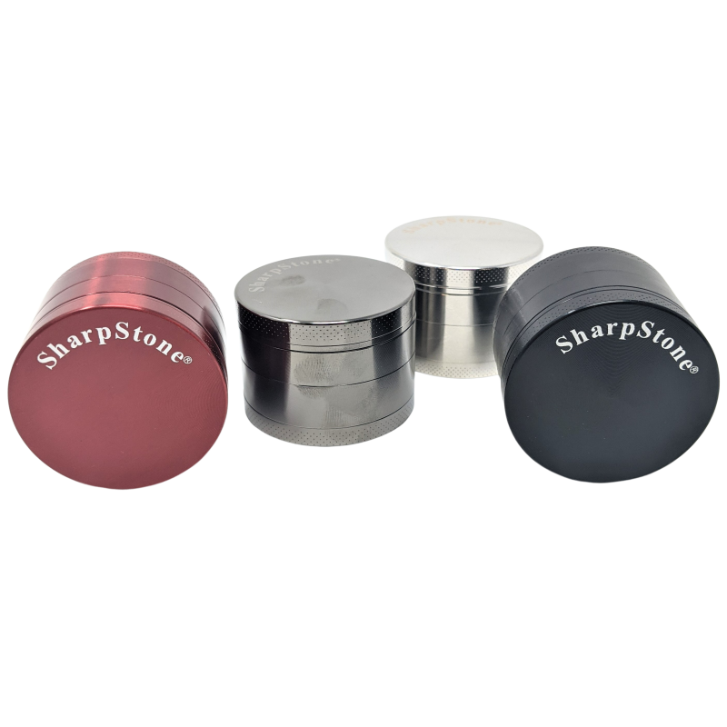 SharpStone 50mm 4-Part Herb Grinder - Assorted Colors