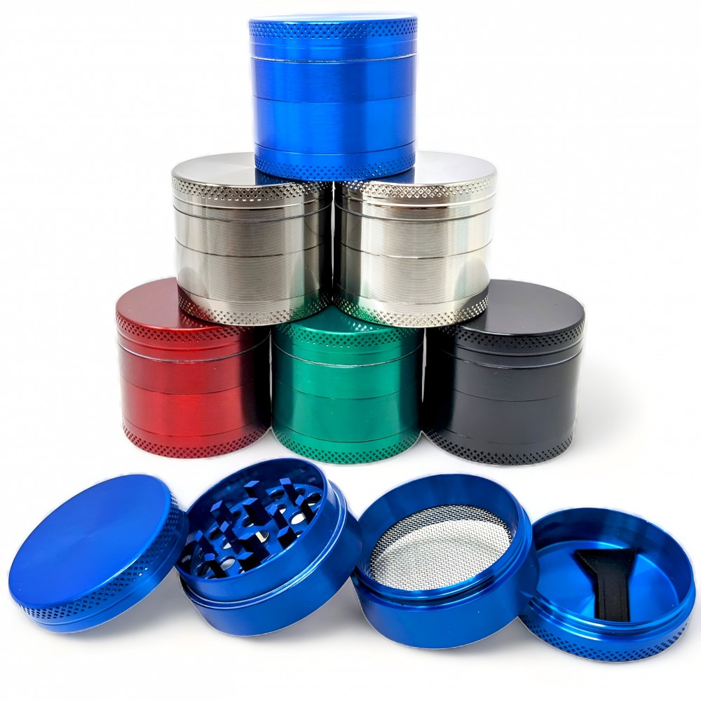 Grinder 4 Piece | Grinder By Design | Grinder | Black Leaf