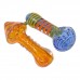 On Point Glass - 3" Assorted Design Fumed Hand Pipes - 15Ct Display - Compact and Colorful Fumed Glass Pipes