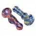 On Point Glass 4" Vibrant Swirl Glass Hand Pipe - 12Ct Display