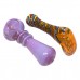 On Point Glass - 4.5" Vibrant Glass Unique Design Hand Pipe - 12ct Display