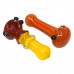 On Point Glass - 4.5" Vibrant Glass Unique Design Hand Pipe - 12ct Display