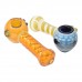 On Point Glass - 4" Vibrant Swirl Design Hand Pipes - 12Ct Display - Colorful Hand Pipes with Unique Swirl Design