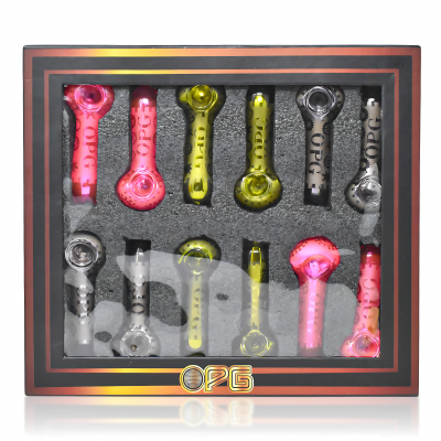 On Point Glass - 4" Mechanical Marvel Vibrant Hand Pipe - 12Ct Display [4SG-118-12]