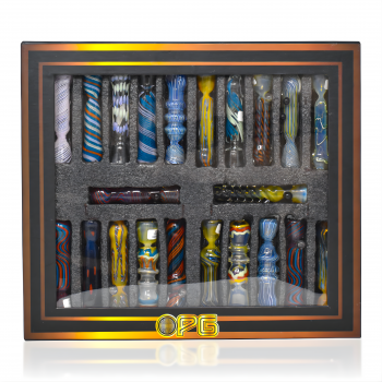 On Point Glass - 4" One Hitter Premium Chillum Hand Pipe - 22Ct Display