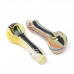 3.5" Twisted Rope Glass Hand Pipes – Dicro – 2 Pack Assorted